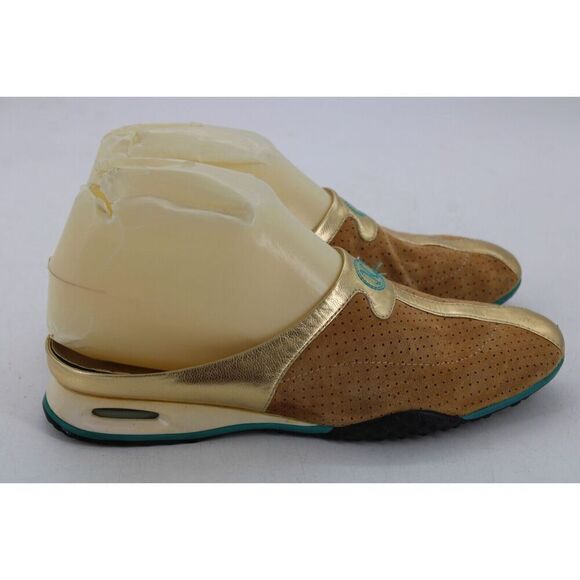 Cole Haan 6b Tan & Gold Slip On Mule - Picture 6 of 11